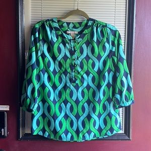 Banana Republic, petite small three-quarter sleeve blouse